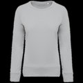 Sudadera algodón orgánico cuello redondo Snow Grey XXL