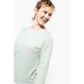 Sudadera algodón orgánico cuello redondo