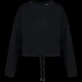Sudadera algodón orgánico oversize Black S