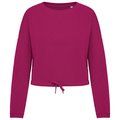 Sudadera algodón orgánico oversize Cherry Purple S