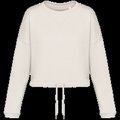 Sudadera algodón orgánico oversize Ivory Xl