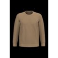 Sudadera algodón poliéster cuello redondo Camel M