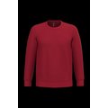Sudadera algodón poliéster cuello redondo Cherry Red L