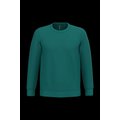 Sudadera algodón poliéster cuello redondo Emerald Green L