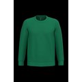 Sudadera algodón poliéster cuello redondo Kelly Green Xs