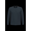 Sudadera algodón poliéster cuello redondo Navy M