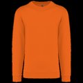 Sudadera algodón poliéster cuello redondo Orange M