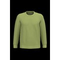 Sudadera algodón poliéster cuello redondo Pistachio L