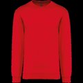 Sudadera algodón poliéster cuello redondo Red M