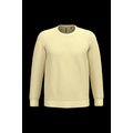 Sudadera algodón poliéster cuello redondo Straw Yellow S