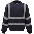 Sudadera alta visibilidad Navy L