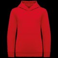 Sudadera básica infantil con capucha Red 8/10 Ans