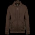 Sudadera básica unisex con capucha Chocolate Xl