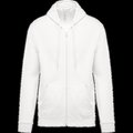Sudadera básica unisex con capucha White L