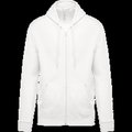 Sudadera básica unisex con capucha White S