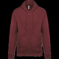 Sudadera básica unisex con capucha Wine Xs
