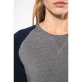 Sudadera bi-color algodón orgánico