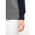 Sudadera bi-color algodón orgánico