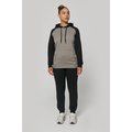 Sudadera bicolor con capucha