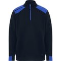 Sudadera Bicolor Cuello Alto Media Cremallera MARINO/ROYAL S