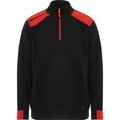 Sudadera Bicolor Cuello Alto Media Cremallera