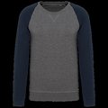 Sudadera bicolor hombre Grey Heather / Navy S