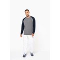 Sudadera bicolor hombre