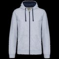 Sudadera Bolsillo con acceso para auriculares Oxford Grey / Navy XL