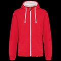 Sudadera Bolsillo con acceso para auriculares Red / White XXL