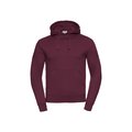 Sudadera con bolsillo canguro diseño atemporal Burgundy XS