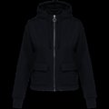 Sudadera con bolsillos delanteros con solapa Black Xl