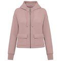 Sudadera con bolsillos delanteros con solapa Petal Rose XS