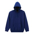 Sudadera capucha algodón antibolitas Navy Xl