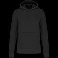 Sudadera capucha algodón orgánico niños Black 4/6 ans