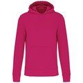 Sudadera capucha algodón orgánico niños Fuchsia 8/10 ans