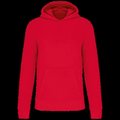 Sudadera capucha algodón orgánico niños Red 8/10 Ans