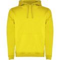 Sudadera con Capucha y Bolsillo Canguro Amarillo M