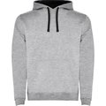 Sudadera con Capucha y Bolsillo Canguro GRIS VIGORE/NEGRO M