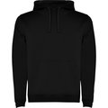 Sudadera con Capucha y Bolsillo Canguro Negro M