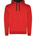 Sudadera con Capucha y Bolsillo Canguro ROJO/NEGRO XL