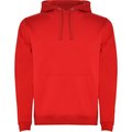 Sudadera con Capucha y Bolsillo Canguro Rojo XS