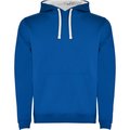 Sudadera con Capucha y Bolsillo Canguro ROYAL/BLANCO 7/8