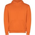 Sudadera capucha con bolsillo Naranja M