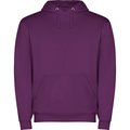 Sudadera capucha con bolsillo Púrpura 3/4