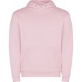 Sudadera capucha con bolsillo Rosa Claro 3/4