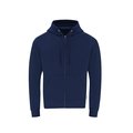 Sudadera Capucha Cremallera adulto de Algodón Orgánico Mar XS