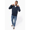 Sudadera capucha y cremallera algodón