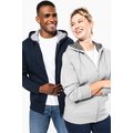 Sudadera capucha y cremallera algodón