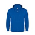 Sudadera Capucha y Cremallera Azul M