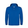 Sudadera Capucha y Cremallera Azul S